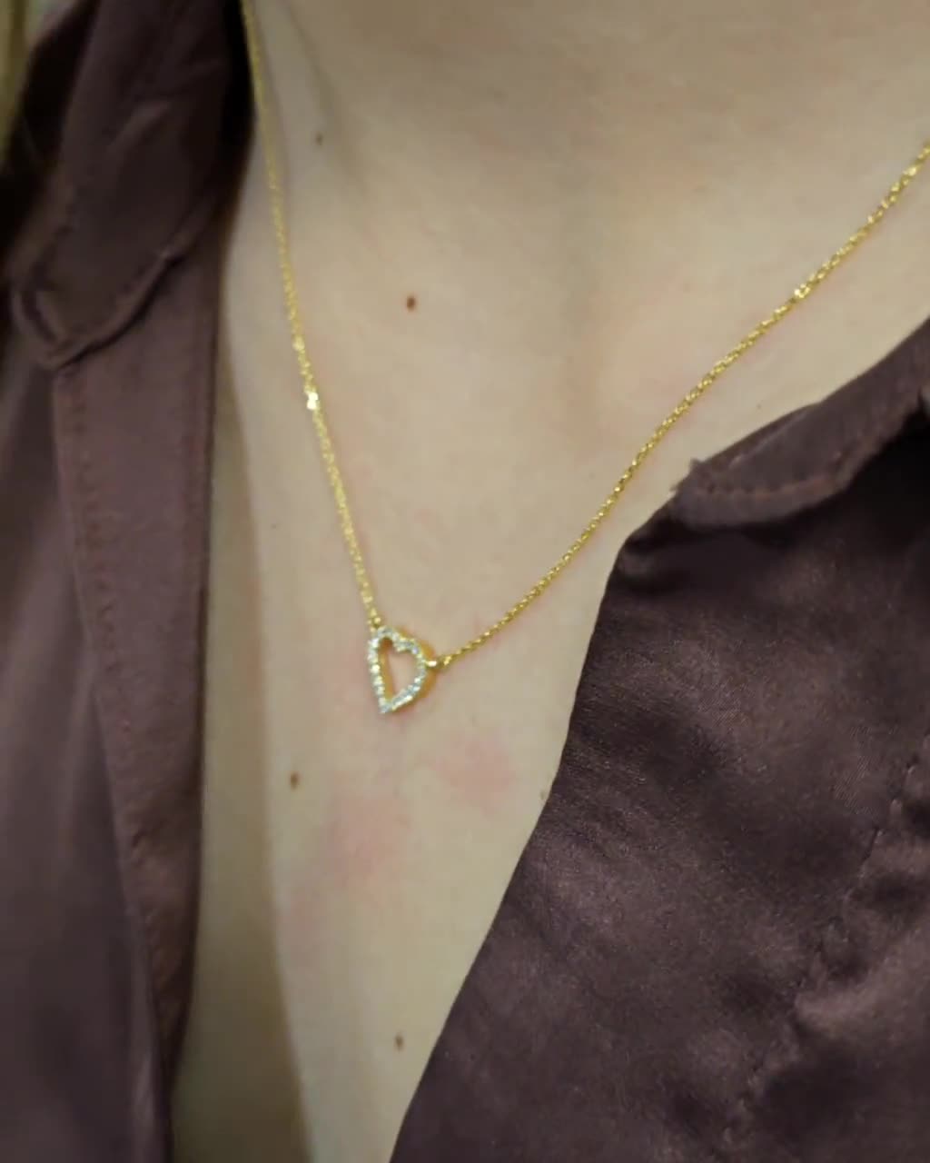 Acquista Collana da donna Impos in taglio Smeraldo 7.2 Carati , Oro Bianco 585 Diamante Giallo