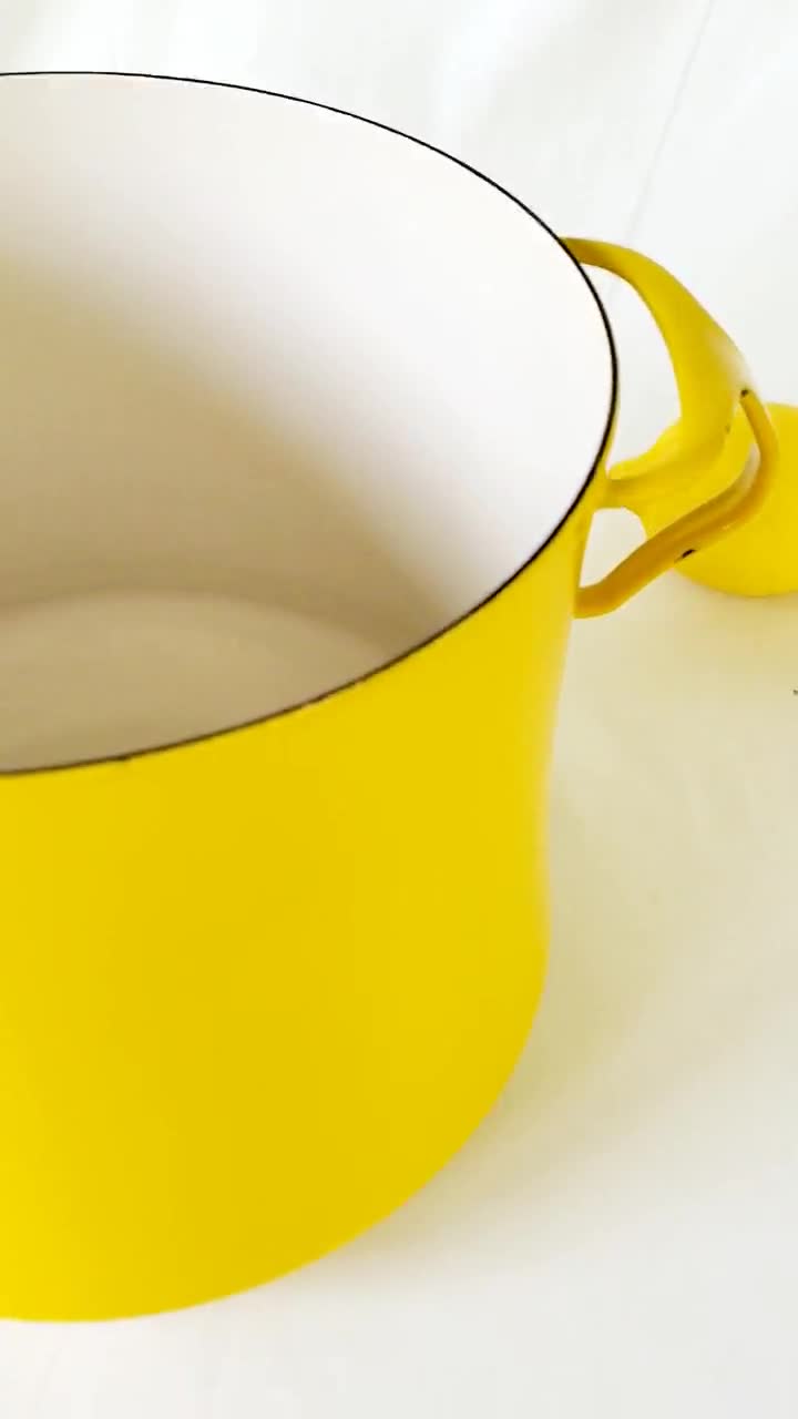 Rare XXL Dansk Sun Gold Stock Pot With Lid Kobenstyle 7 Qt