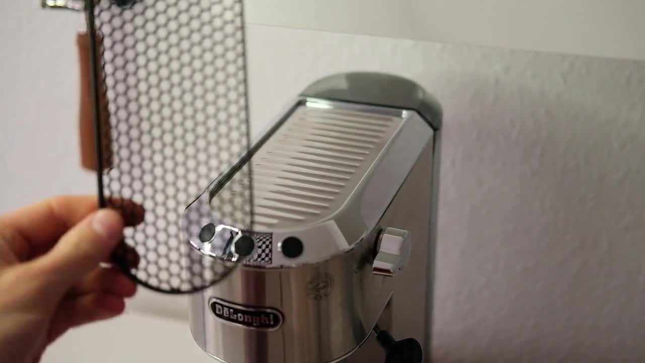Plateau Égouttoir Pour Machine à Café Delonghi Dedica - Design Nid D'Abeille, Anti-Goutte - Compatible EC685/865 - 11