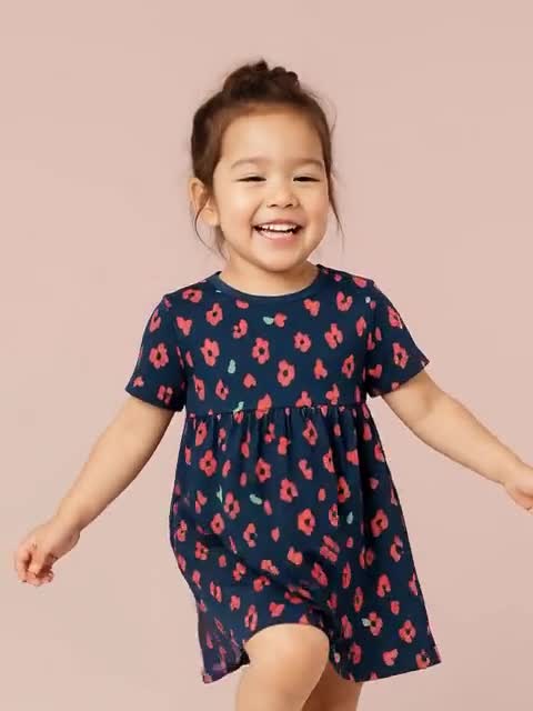 cotton summer dresses with short sleeves Summer Blossom Short Sleeve Cotton Short Nightgown 1X / Summer Blossom