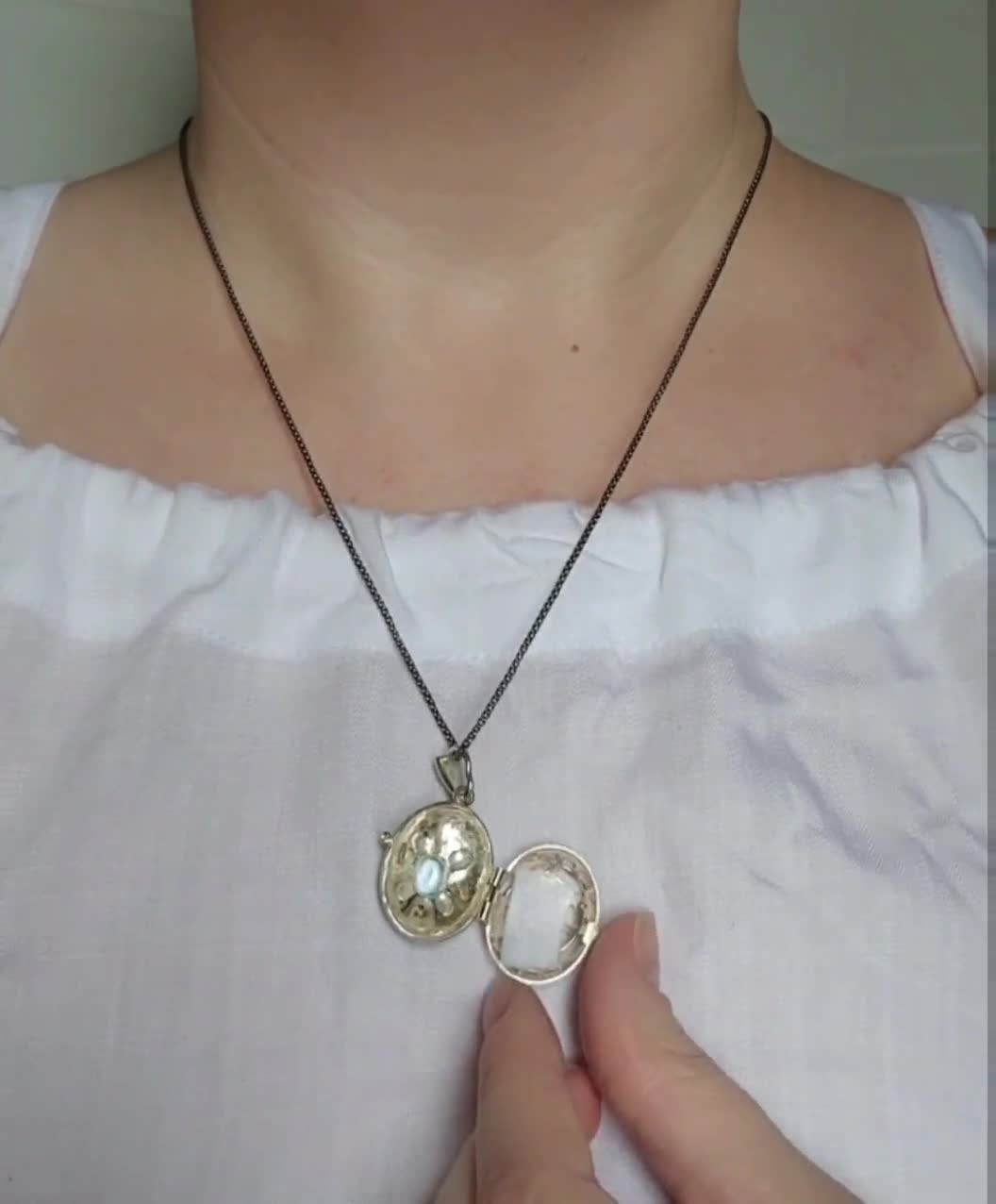 Esse Collar Floral De Marcasita De Plata De Ley Art Nouveau Con
