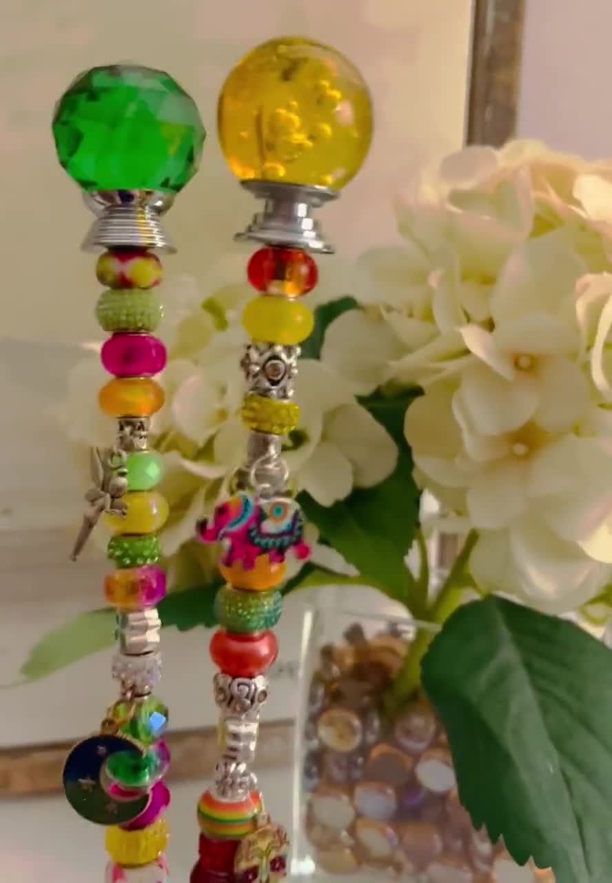 Attrape-Soleil en Cristal - Kit de piquets perlés Fairy Garden