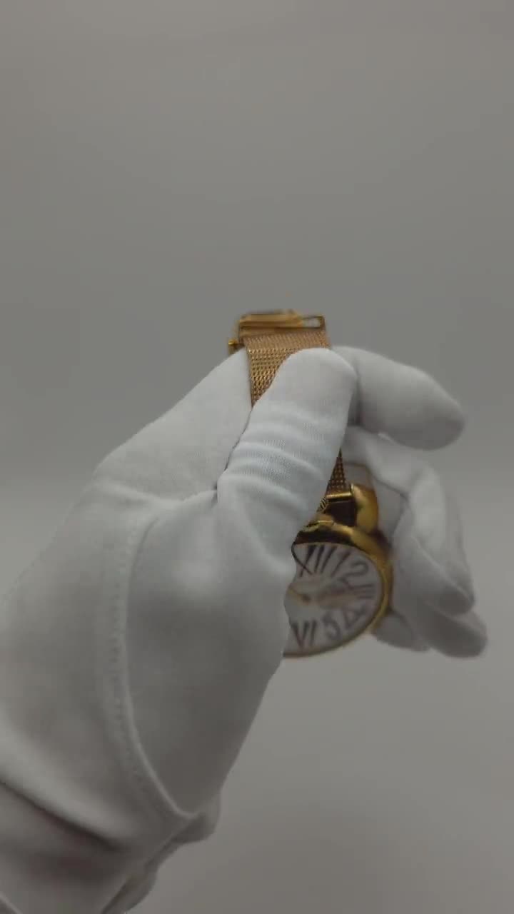 Gagà Milano Manuale 48mm Gold-tone Wristwatch – Italian Design
