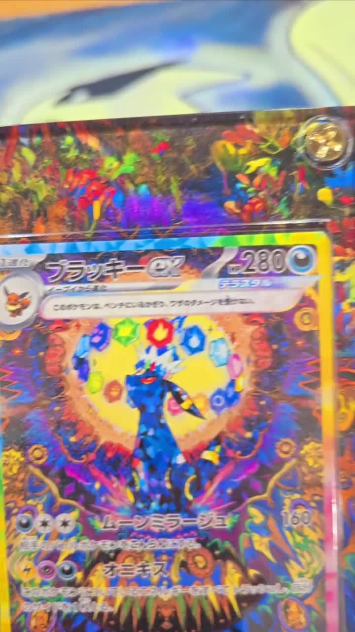 ポケモンカード ブラッキー EX SAR 217/187 sv8a テラスタル