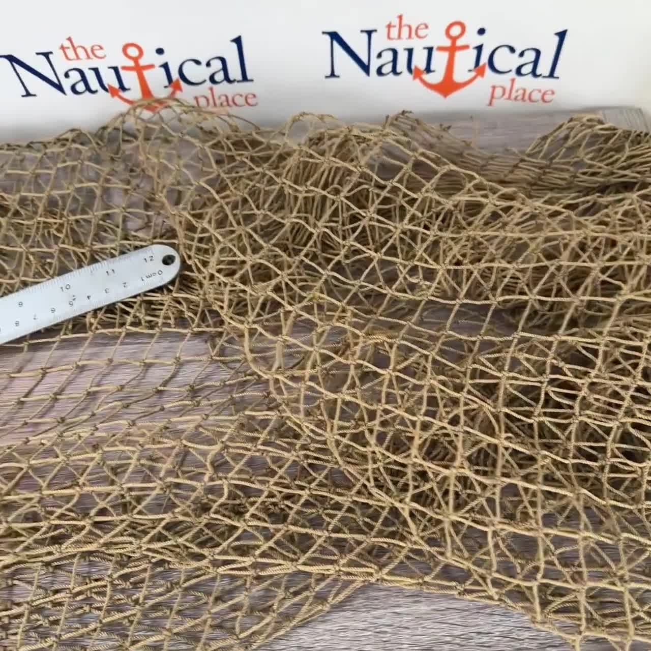 Old Used Fishing Net 2 Ft X 2 Ft Knotted Vintage Fish Netting Nautical  Maritime Beach Room Decor Hermit Crab Climbing Hammock -  Denmark