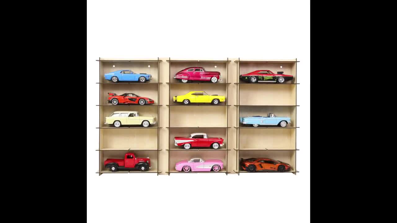 Bacheca/Vetrina In Plexiglass Trasparente Scala 1:43 A 8 Ripiani - Foto 9