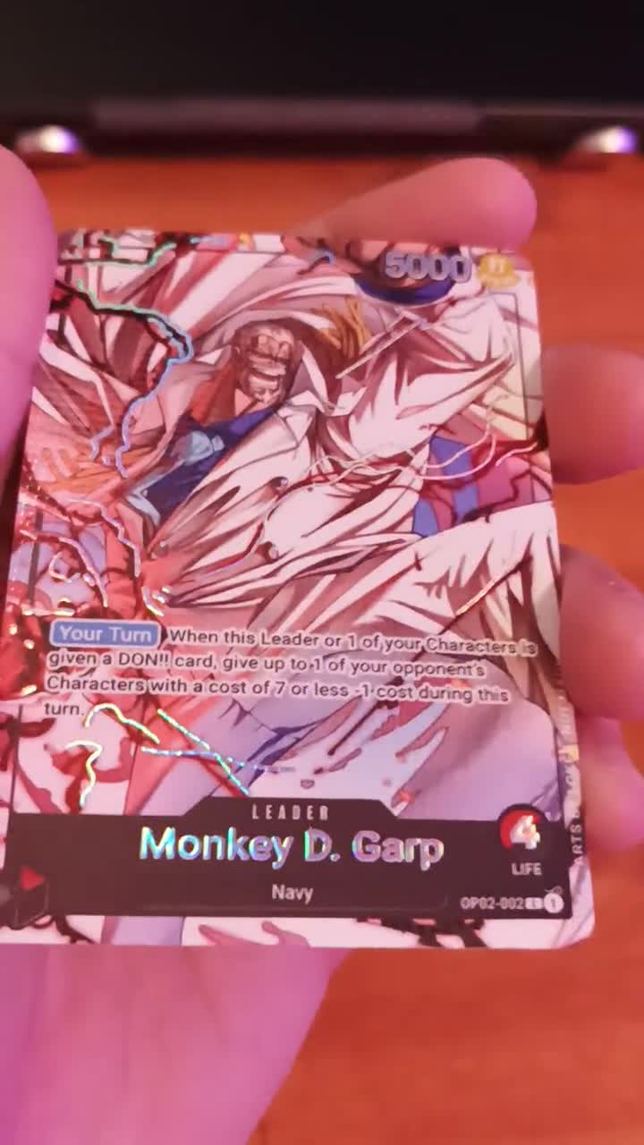 garp one piece tcg deck Condition: A-[OP12-056] Monkey D.Garp SR Monkey.D.Luffy Card Number Monkey D. Garp Purple Character