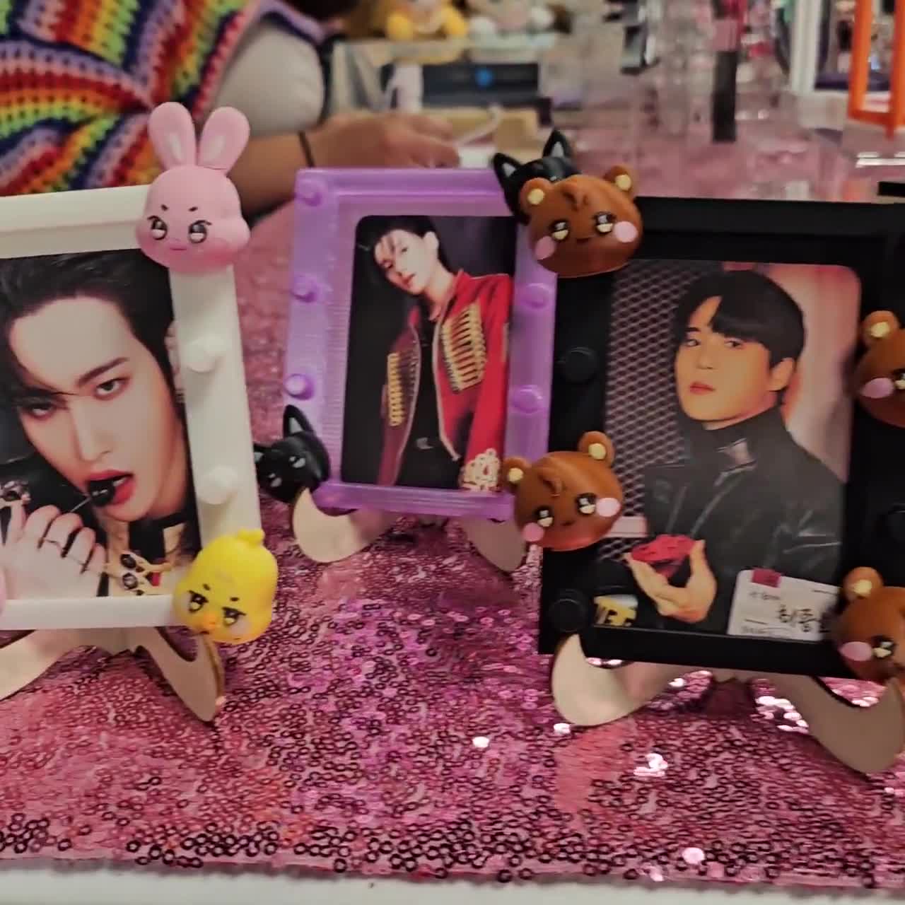 ATEEZ - OT8 Set 3D Print ANITEEZ Photocard Holder Interchangeable