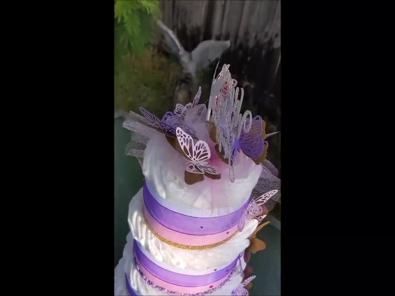 TORTA DI PANNOLINI BANNER, my first diaper cake for a very …