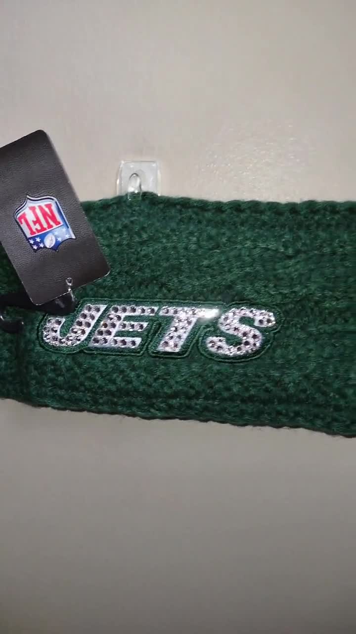 New York Football Jets Crystal Custom Blinged Out Headband 