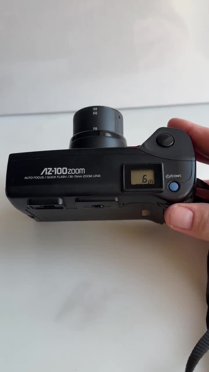 Olympus AZ-100 Zoom 35mm Film Camera Point and Shoot - Etsy Canada