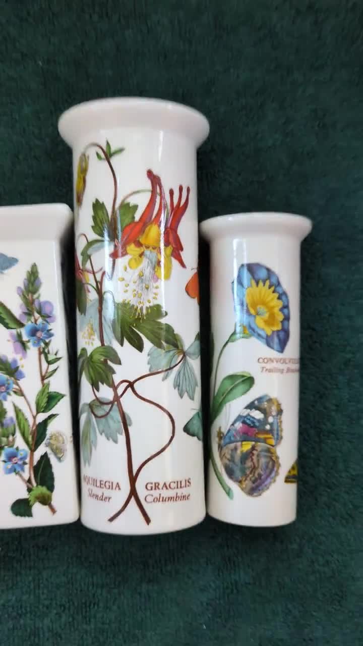 ヴィンテージ ポートメリオン ボタニックガーデン 花瓶 3個セット