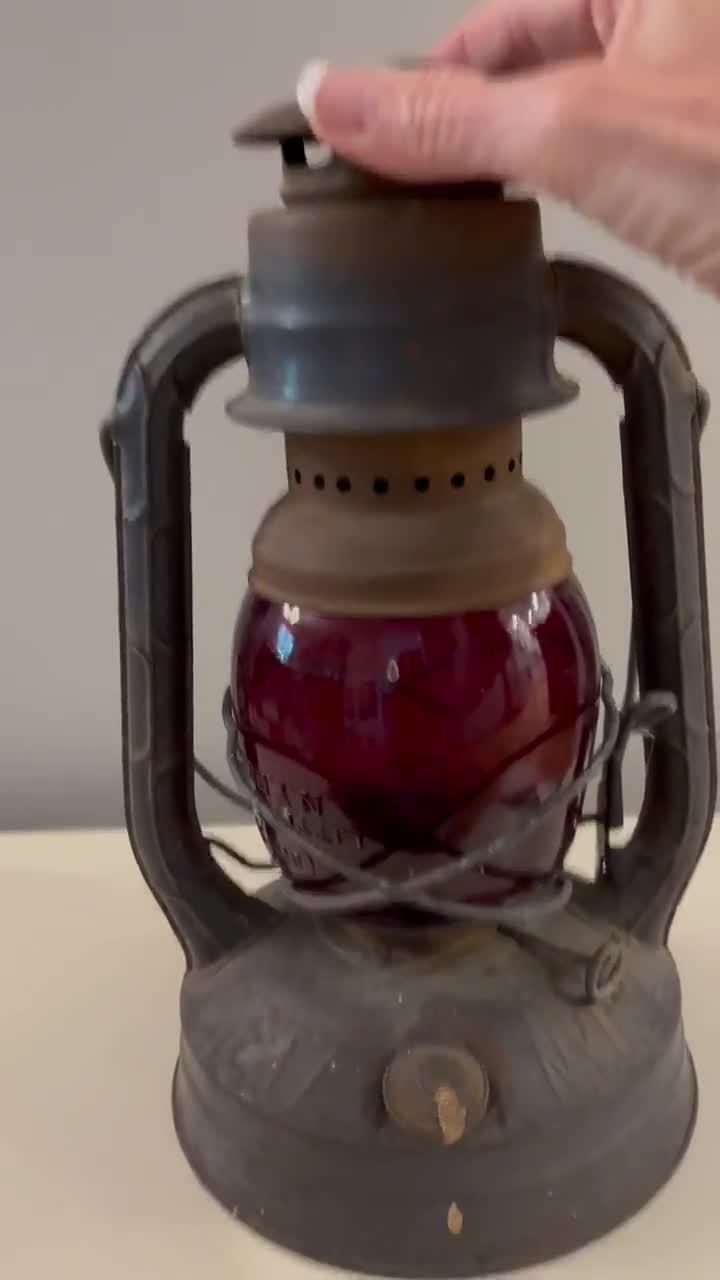 デイツ Dietz Little Wizard L.A. MADE IN USA Dietz Little Wizard Roadster Wagon Lantern - Vintage Dietz