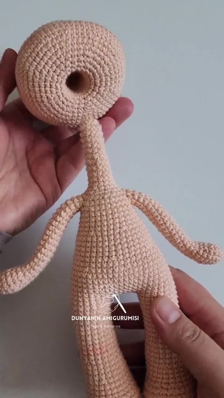 縫わずに作れるあみぐるみ人形本体の編み図 | PDFダウンロード - Etsy 日本