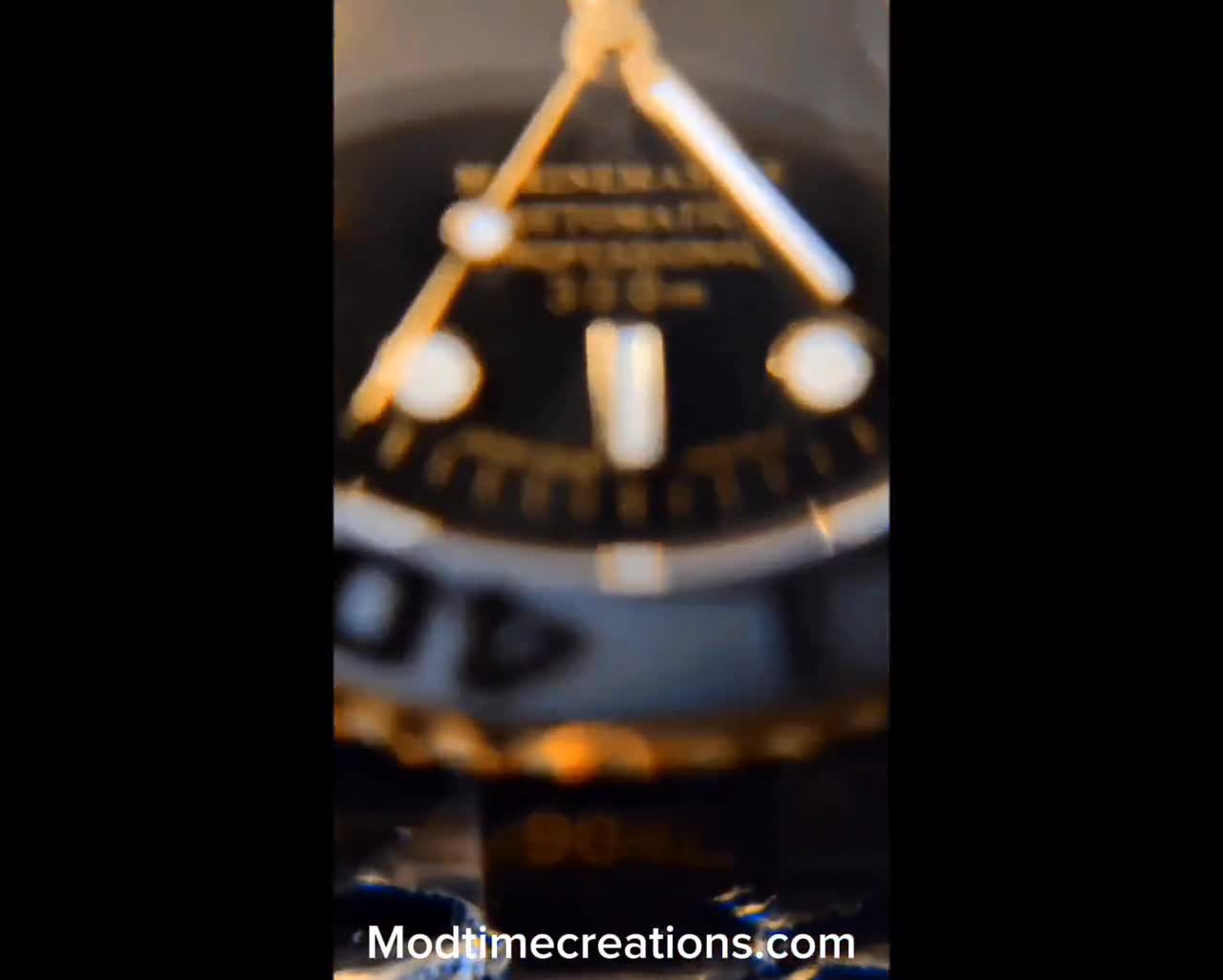 Custom Modded Automatic Nh70 Movement Skeleton Watch Men's