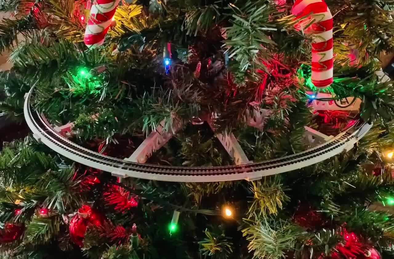Christmas Tree Mount for N Scale E-Z Track - Etsy