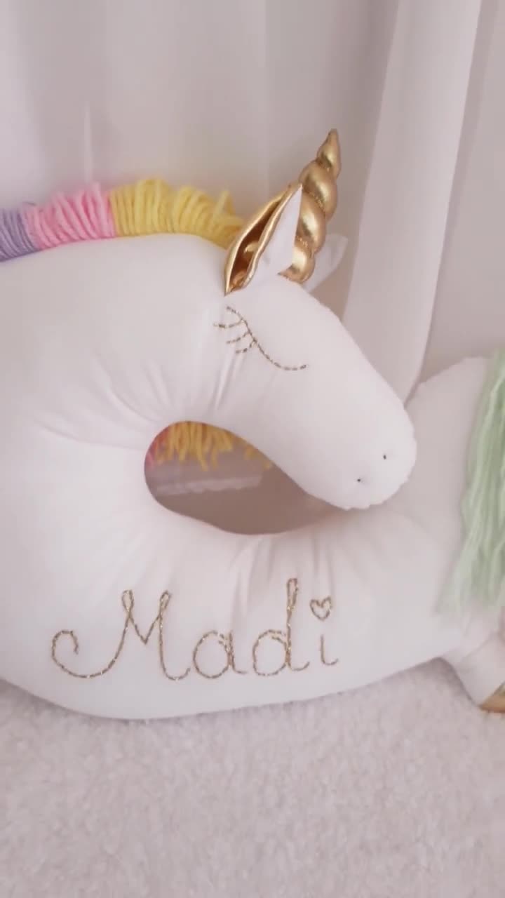 Unicorn pillow unicorn soft toy personalized gift birthday gift for kids Etsy