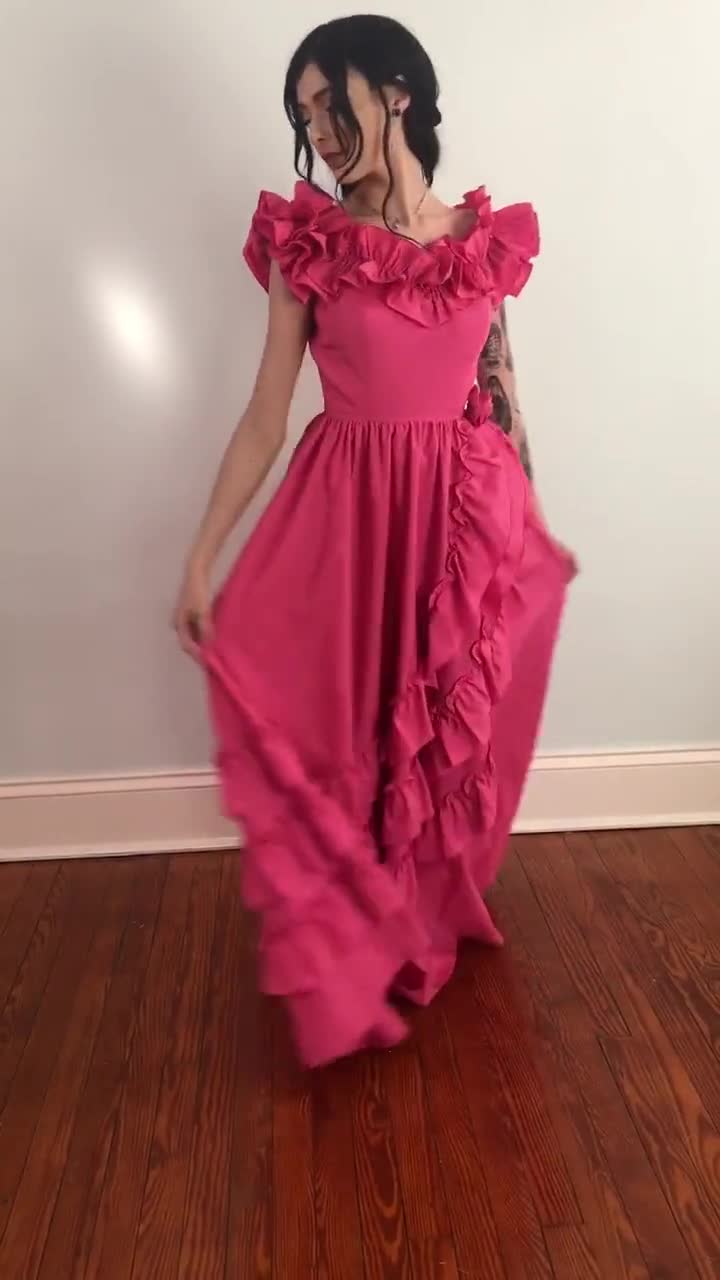 mother of the bride dresses pastel Long Mother-of-the-Bride Dress with Long Sleeves Rose / 24 main image 1