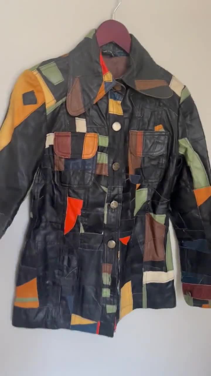 Iconic Patchwork Leather Jacket