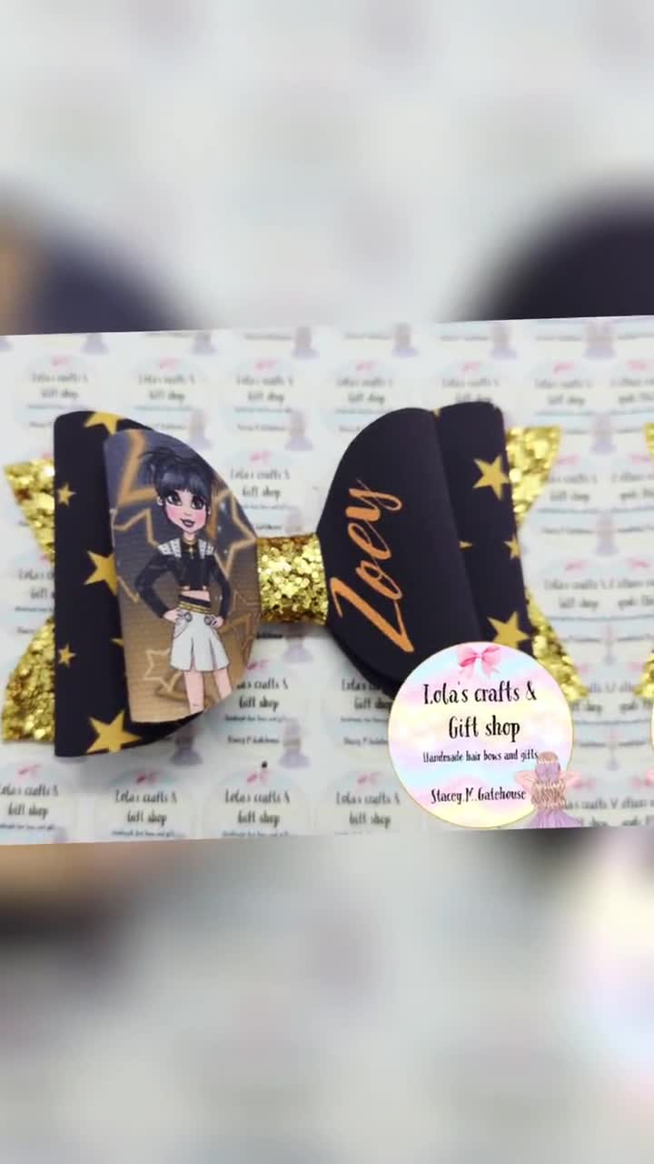 Kpop demon hunter inspired hair bows. Hair Accessory video poster