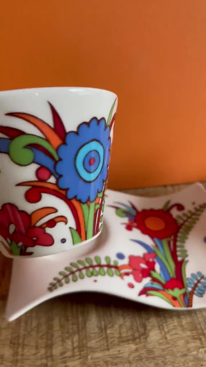 Villeroy & Boch Acapulco Cup and Saucer Set - Newwave Porcelain