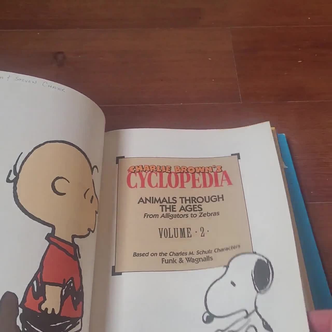 1990 Charlie Brown Cyclopedia Volume 1,2 and 3 by Funk & Wagnalls