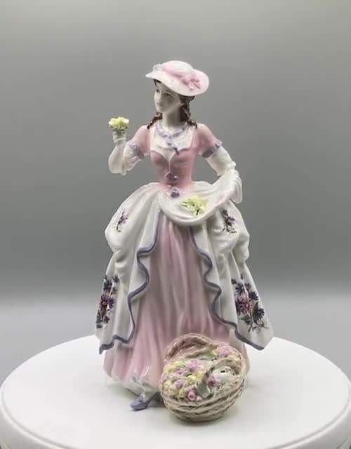 Coalport the Flower Seller Figurine, Limited Edition Figure