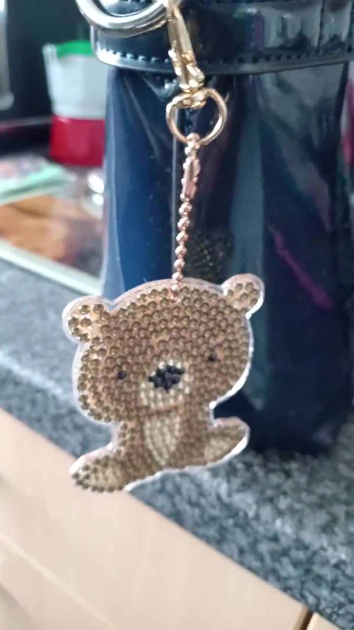 Sparkle Coco Bear Keychain Bag Charm