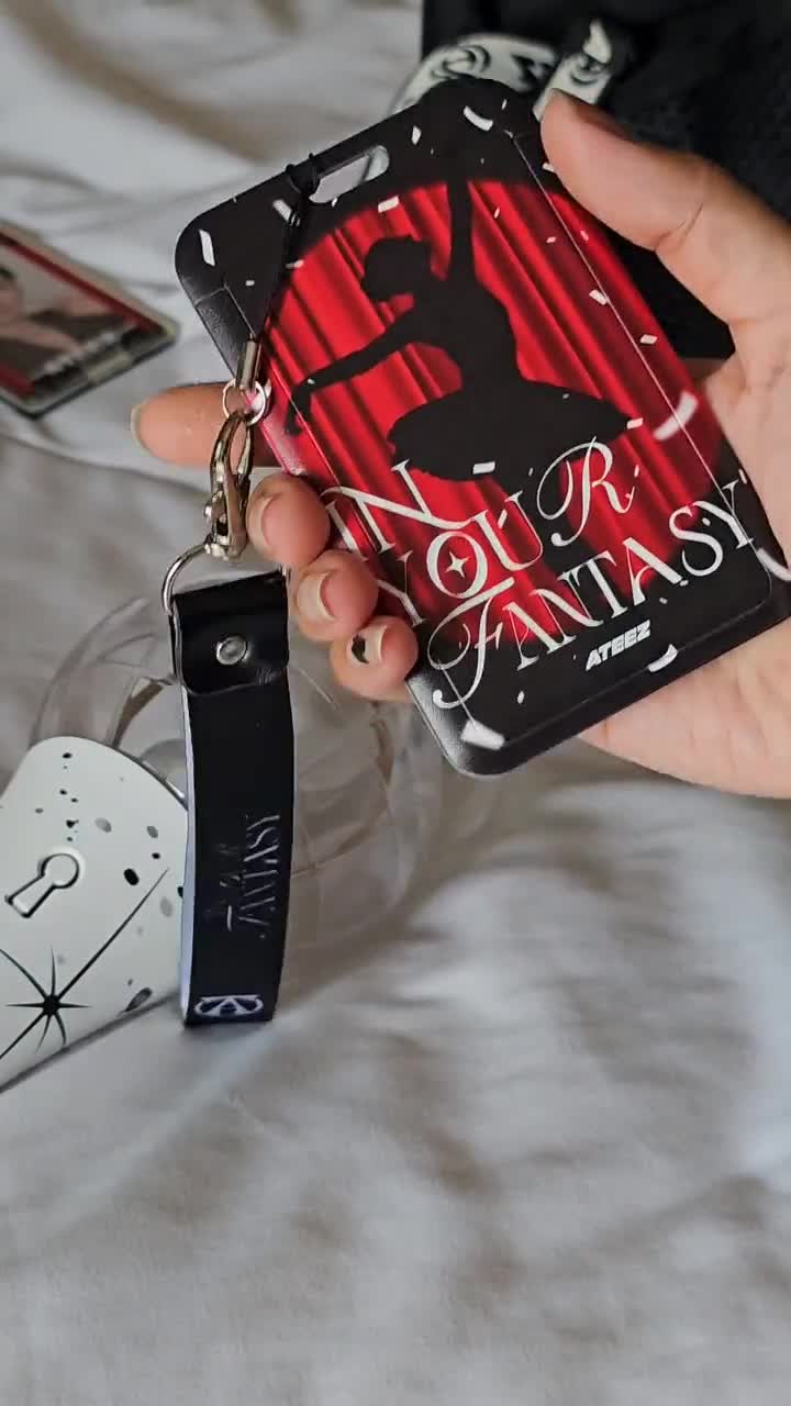 ATEEZ 'in Your Fantasy' Photocard Holder and Lanyard - Etsy
