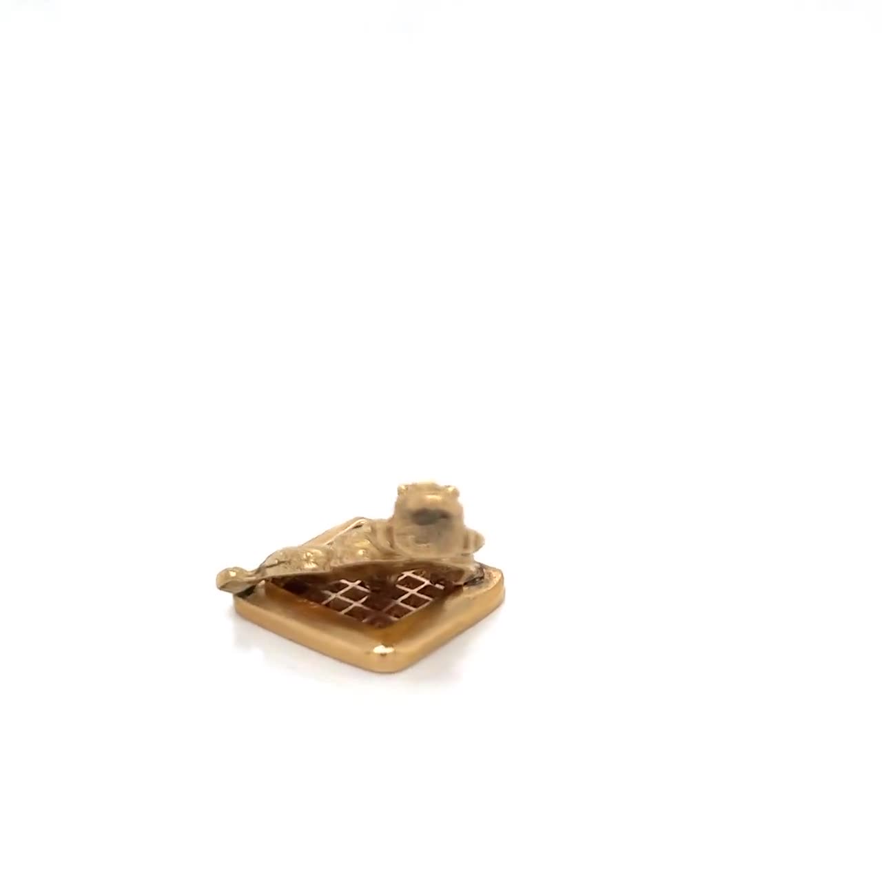 ヴィンテージ 14K イエローゴールド プードルチャーム - Etsy 日本