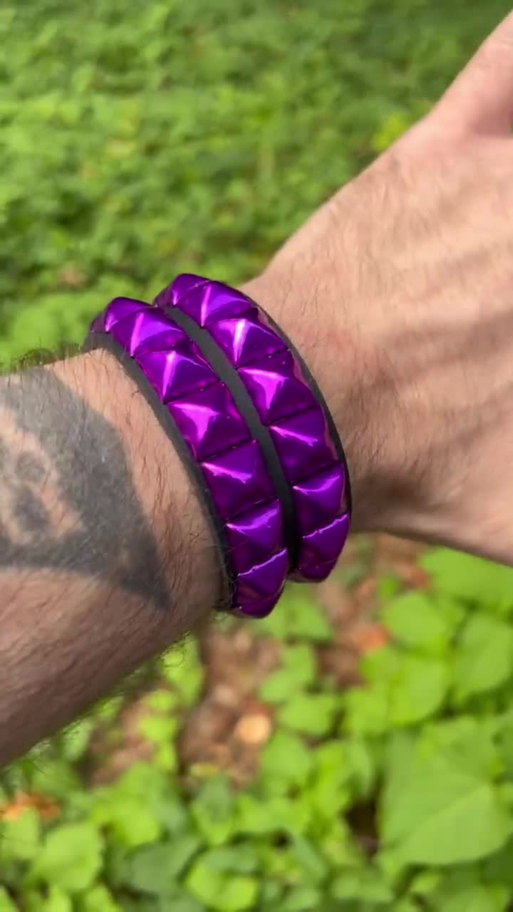 【BLACKPURPLE】Square Cubic Train Bracelet MUSINSA | BLACK PURPLE [BLACKLABEL] Square Cubic Train
