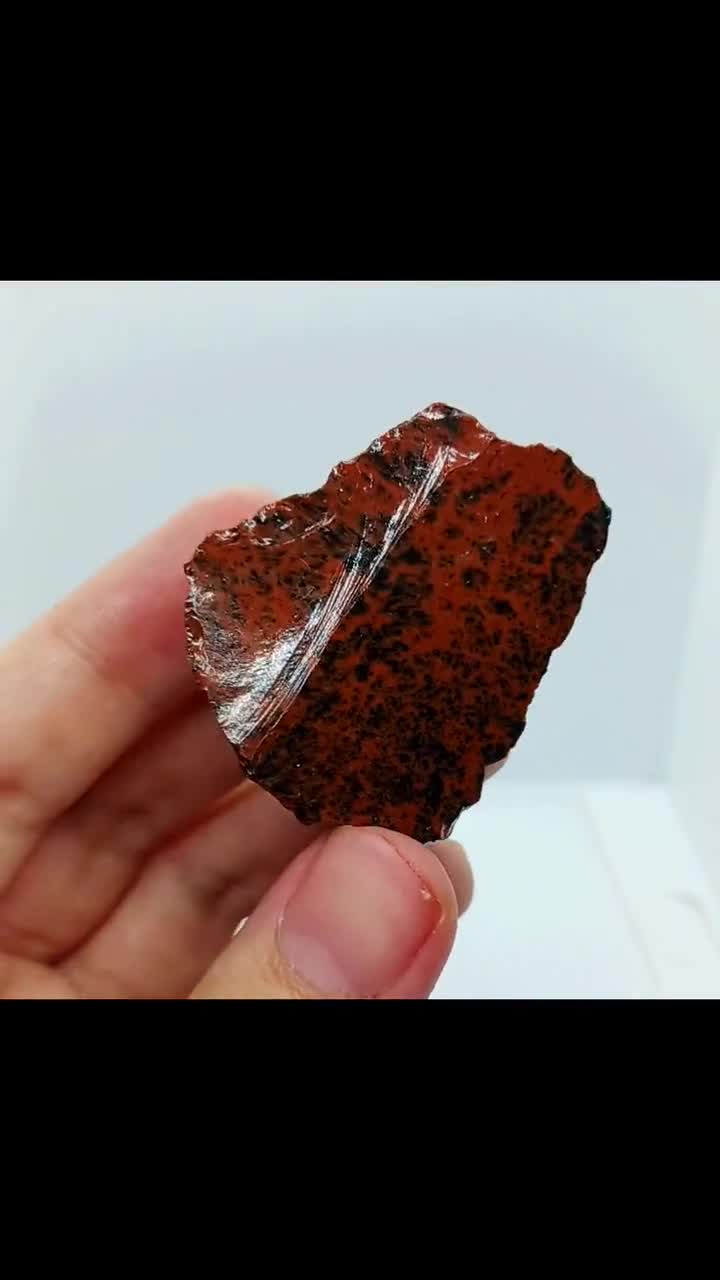 Mahogany Obsidian - Single Stone or 1/2 Lbs Raw Red Obsidian Mahogany Obsidian - Single Stone or 1/2 Lbs Raw Red Obsidian
