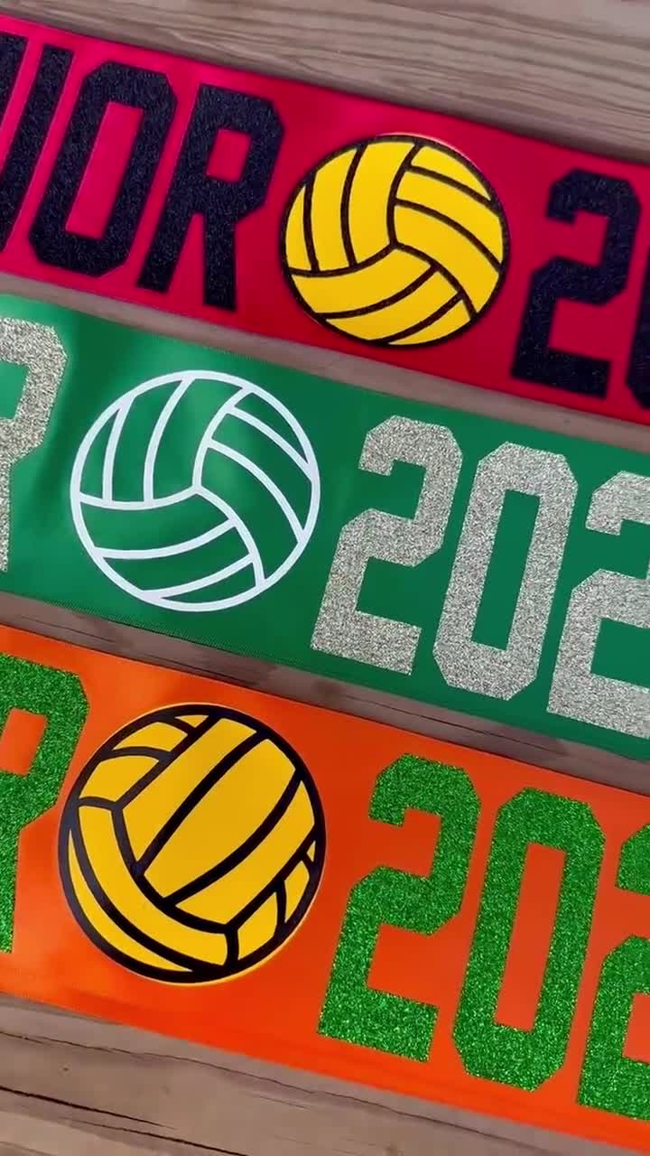 6x Silberne Abschluss-Schärpen 2026 – Mit Glitzer-Schrift Für Seniorenfeier