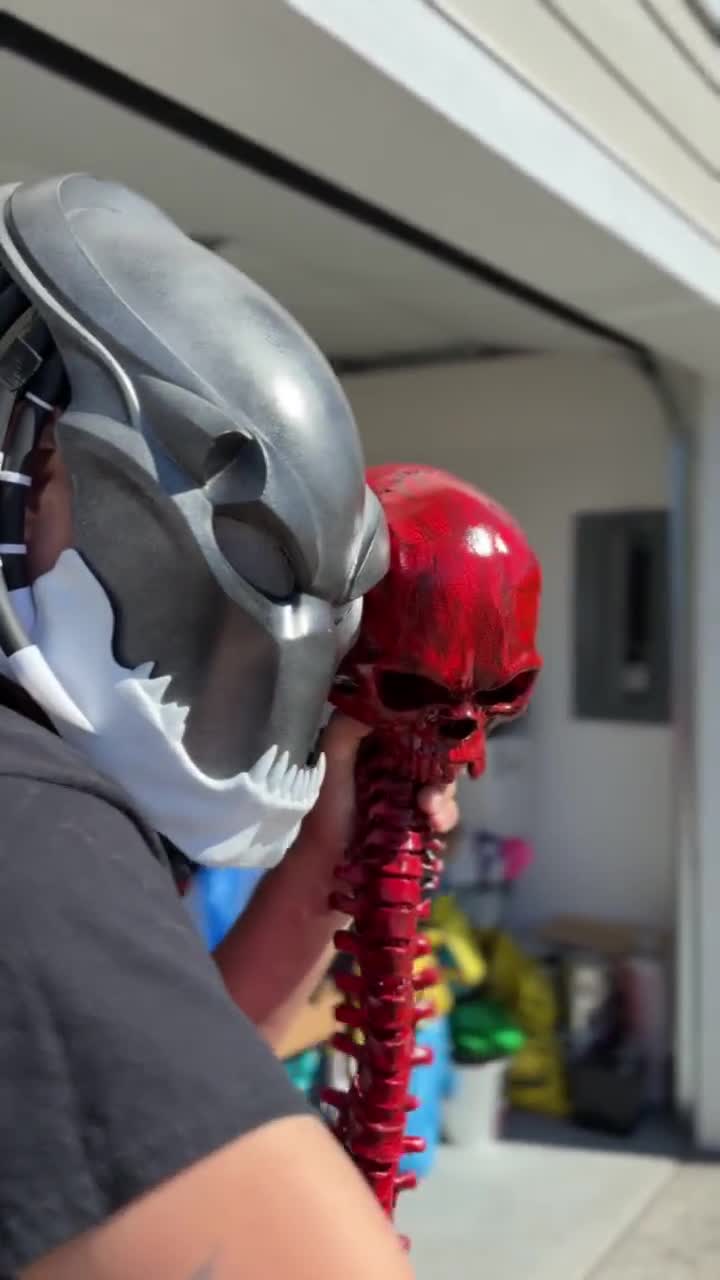 Predator Mask - Mr. Black / Predator Helmet / Predator Cosplay - Etsy