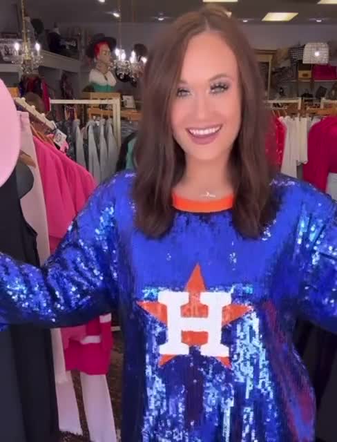 Houston Astros Sequin Dress – Unterrio's