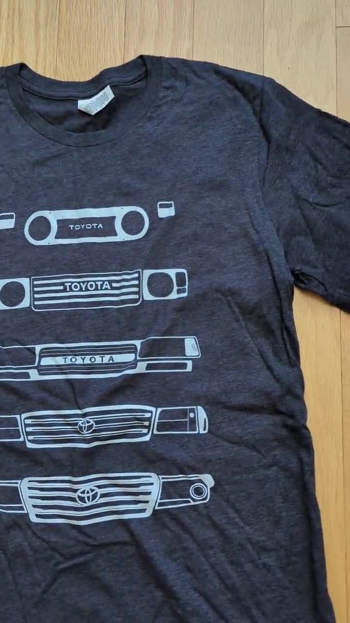 Toyota Land Cruiser T-shirt Evolution Family Tree Fj40 Fj60