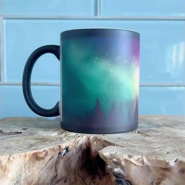 OUNONA Mugs Flashing Mug Cups Color Changing Coffee Glowing Light