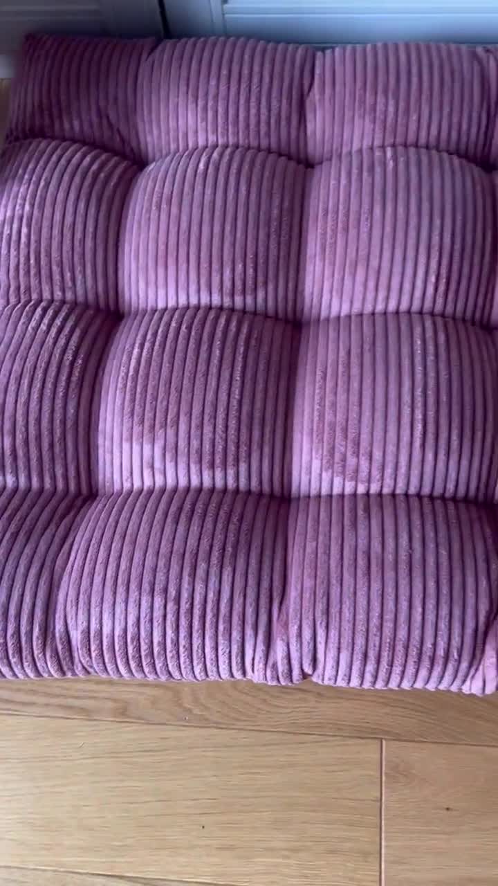 Tufted Floor Cushions | French Style Cushion | Bench Cushion