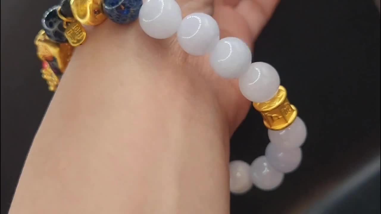 Real 24K Gold Pixiu Bracelet Real Feng Shui Bracelet 24K