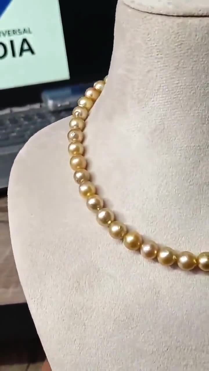 Collana Nautica Oro Bianco Con Pietre Naturali Color Acquamarina - Foto 10