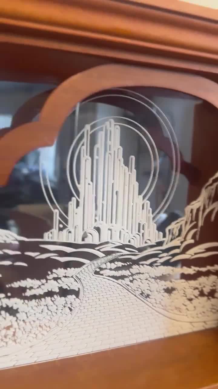 Wizard of Oz Display Cabinet 1988 Franklin Mint - Etsy