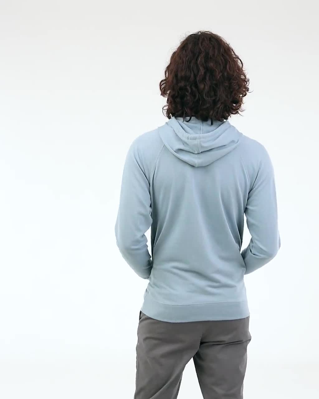 Custom Text Pullover Hoodie, Lightweight Terry Cloth, Slim Fit Hooded Sweatshirt video poster