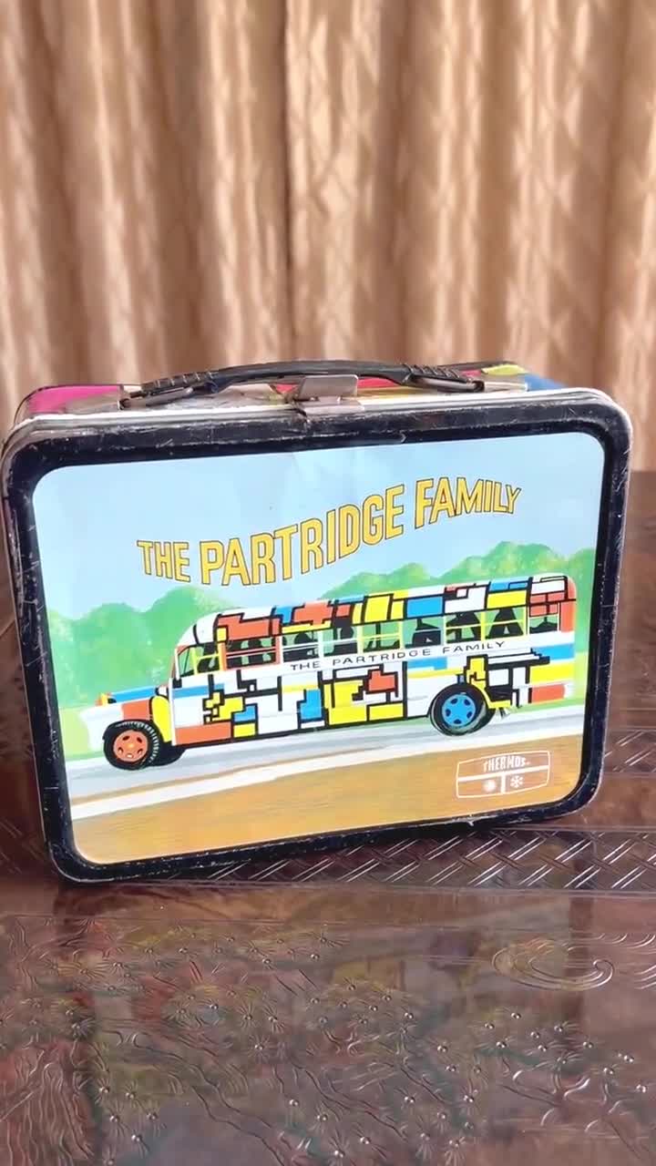 Vintage 1973 Partridge Family Metal Lunch Box: King-seeley