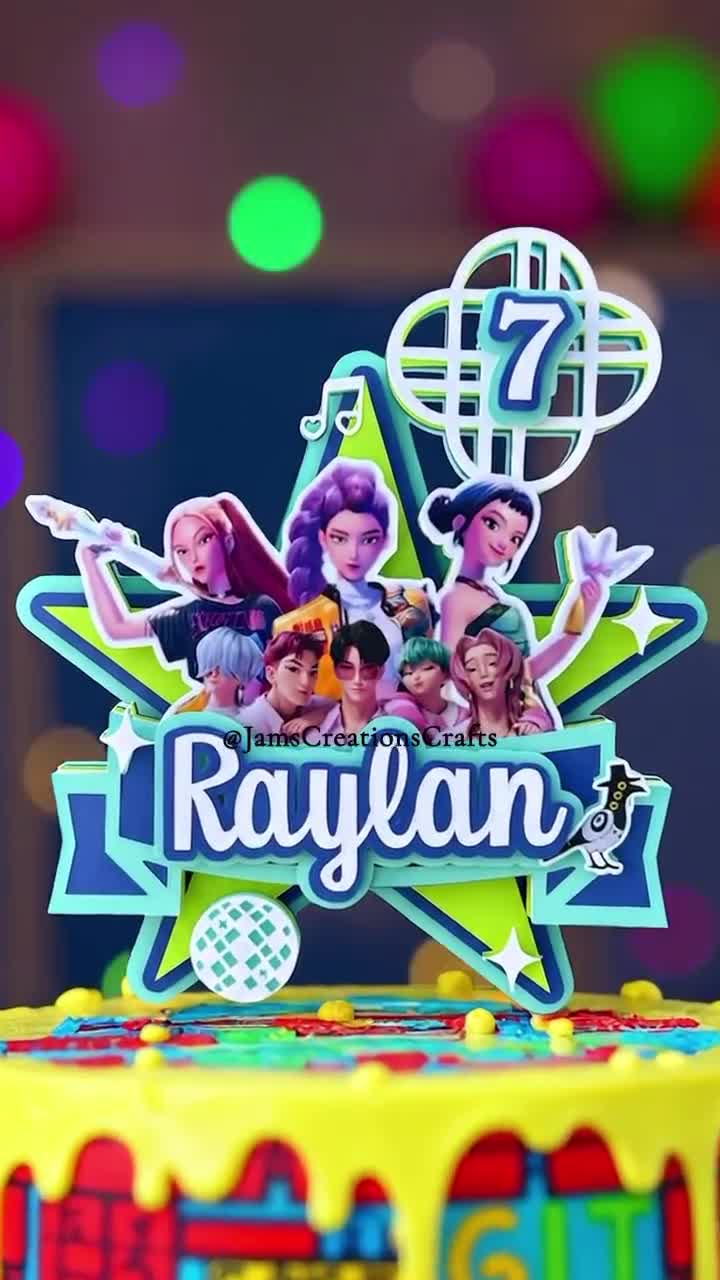 K-Pop Demon Hunters Huntrix • Décorations Pour Cupcakes Saja Boys