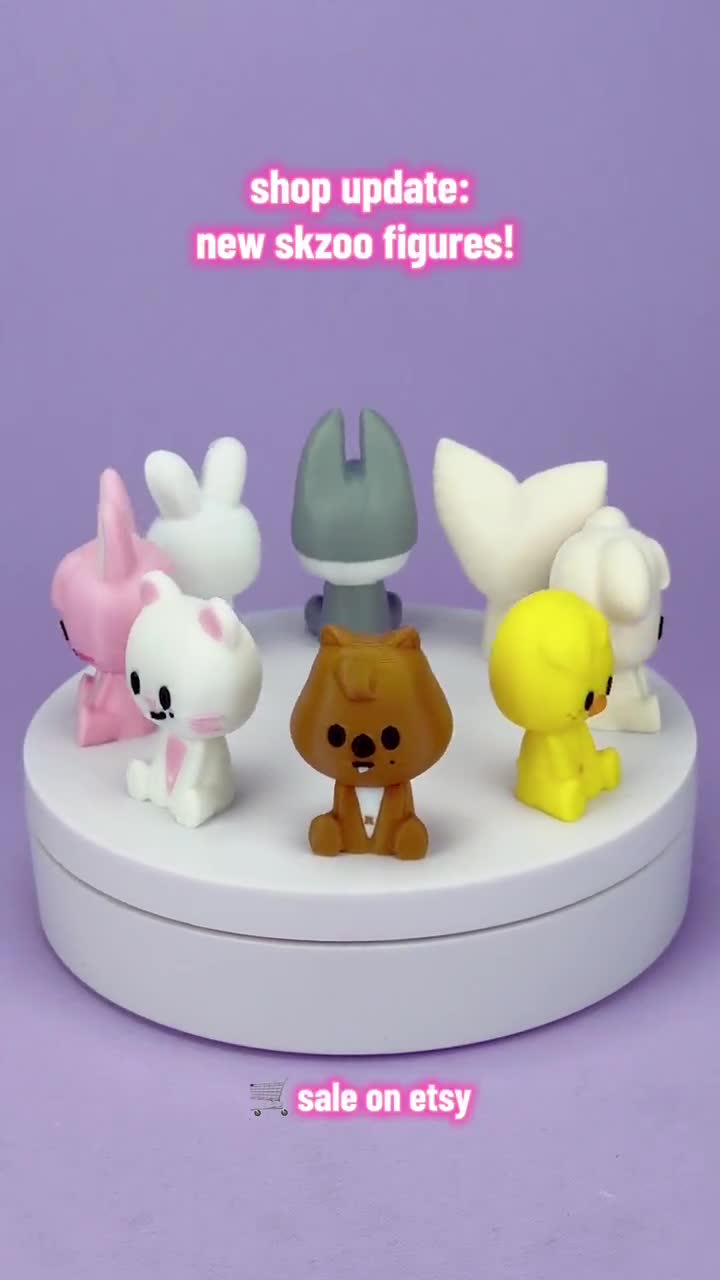 Skzoo Figures, Stray Kids Figure, 3D Printed SKZOO, Pilot Skzoo