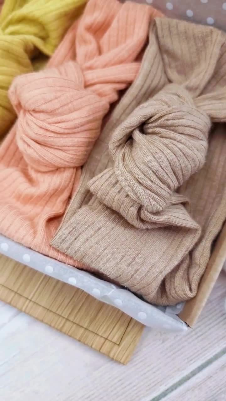 Baby Ribbed Knot Headband | Baby Headband | Hairband Hairbow
