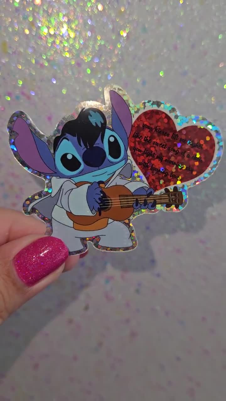 Lilo and Stitch Elvis and Priscilla Stickers 