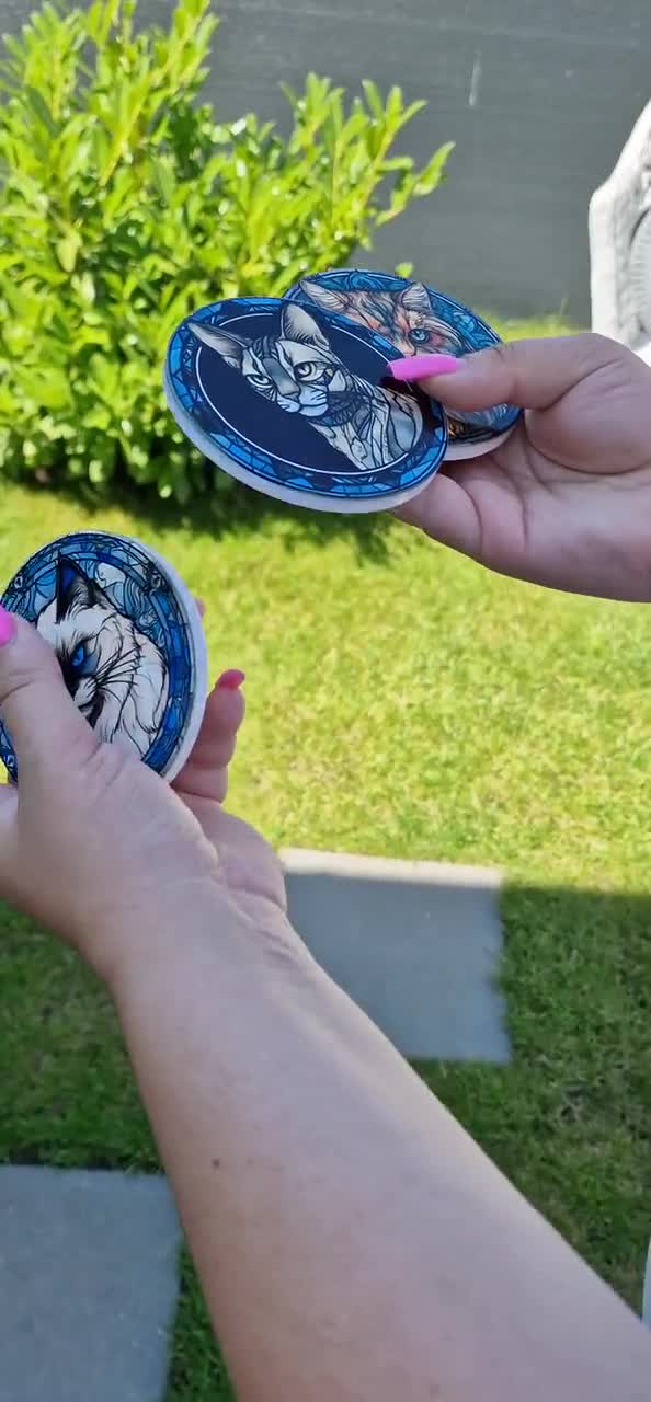 Wizard Houses Coasters*Ceramic Sublimation Coasters* – Tiffanis