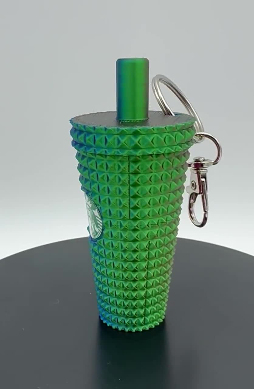 Miniature Starbucks Studded Tumbler Keychain Stash - Etsy