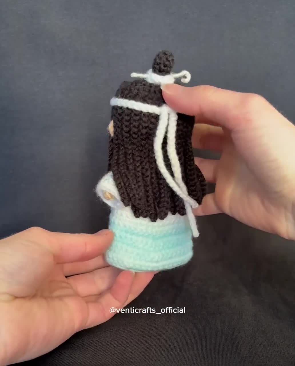 Lan Wangji Crochet Pattern PDF for Mo Dao Zu Shi Inspired Doll